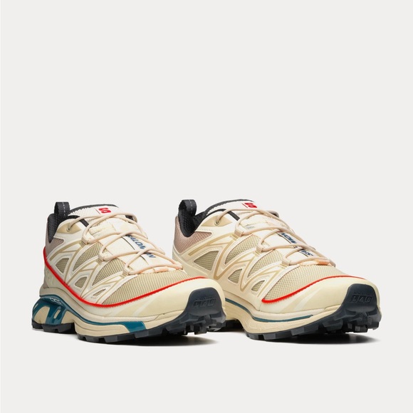 Salomon XT-6 Expanse Almond Milk Aegean Blue Vanilla Ice NEW WITH BOX - Picture 2 of 3